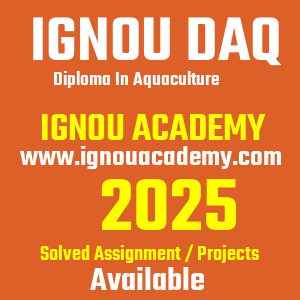 IGNOU DAQ SOLVED ASSIGNMENT 2025